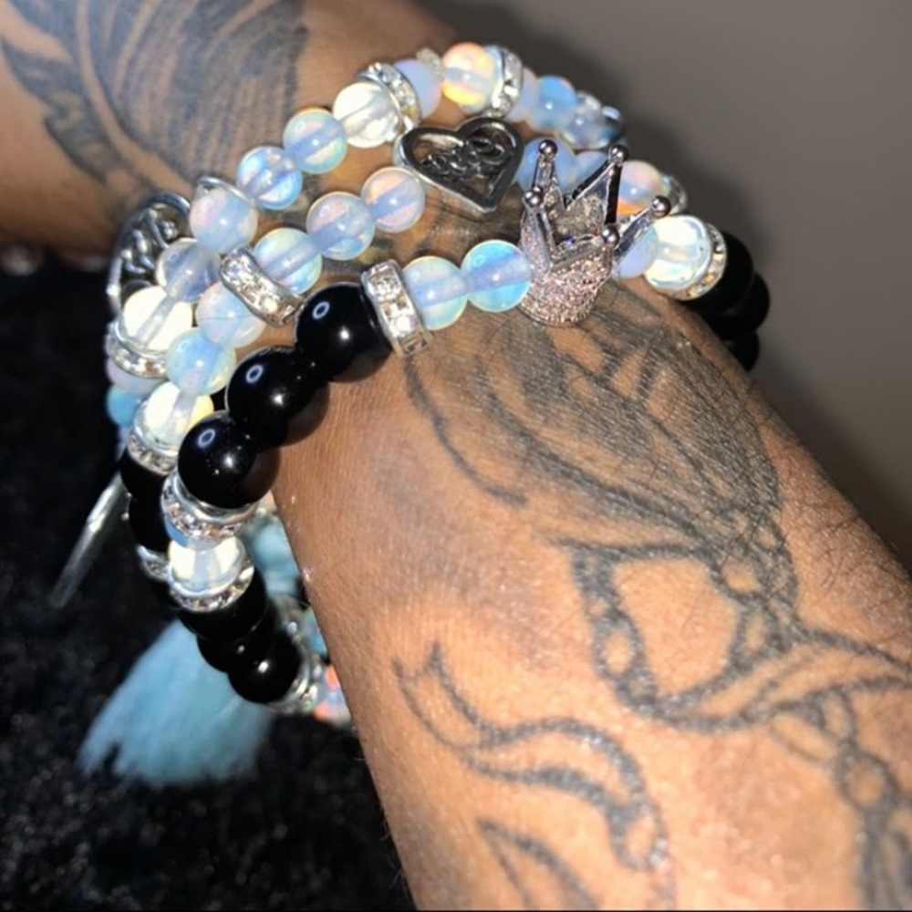 3 piece crystal bracelet set - Picture 1 of 6